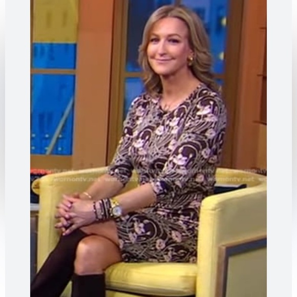 Tory Burch Dagny Silk Jersey Dress Sz L - Picture 9 of 16